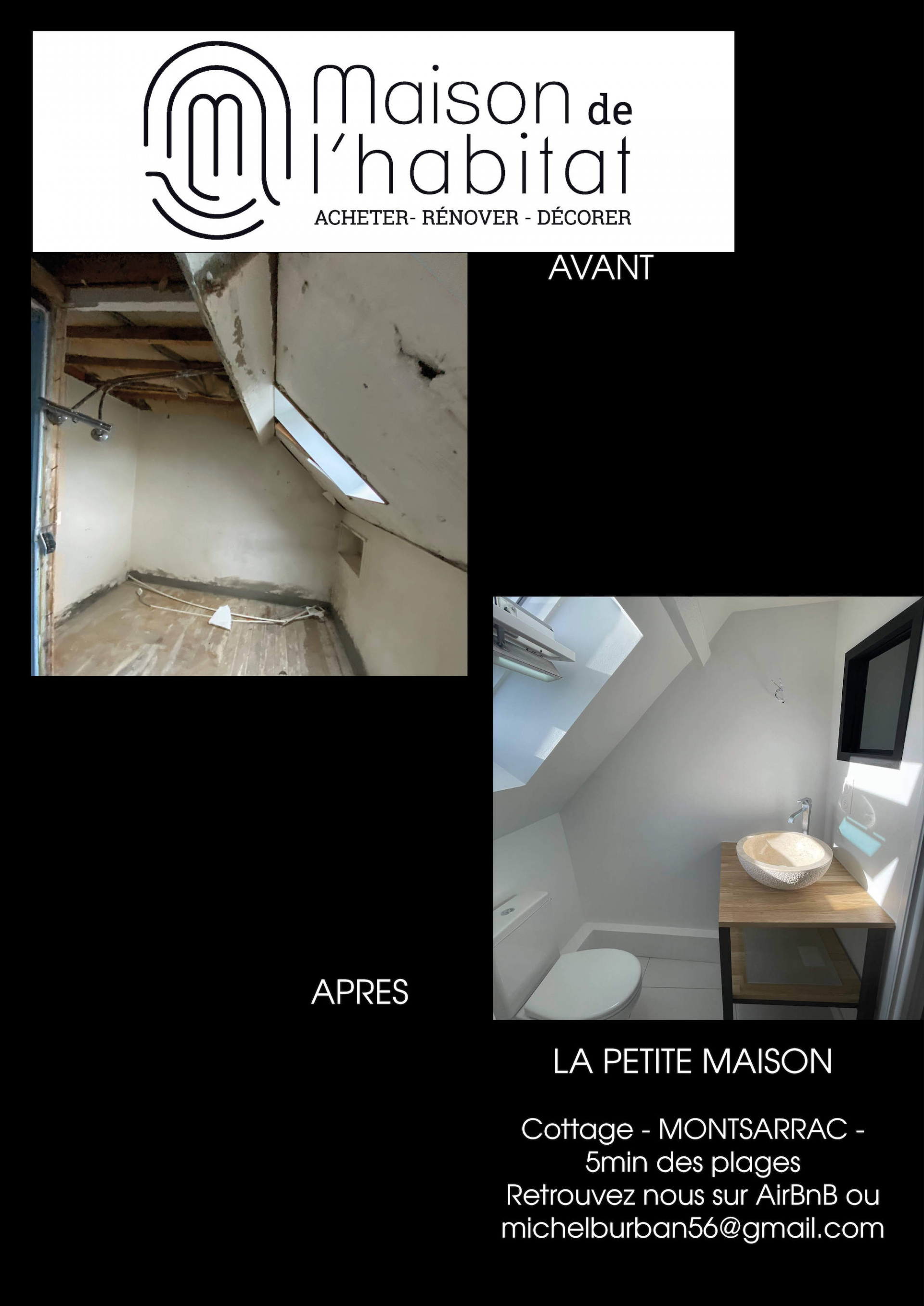 Terminé : Séné : Rénovation d'une maison de pêcheur