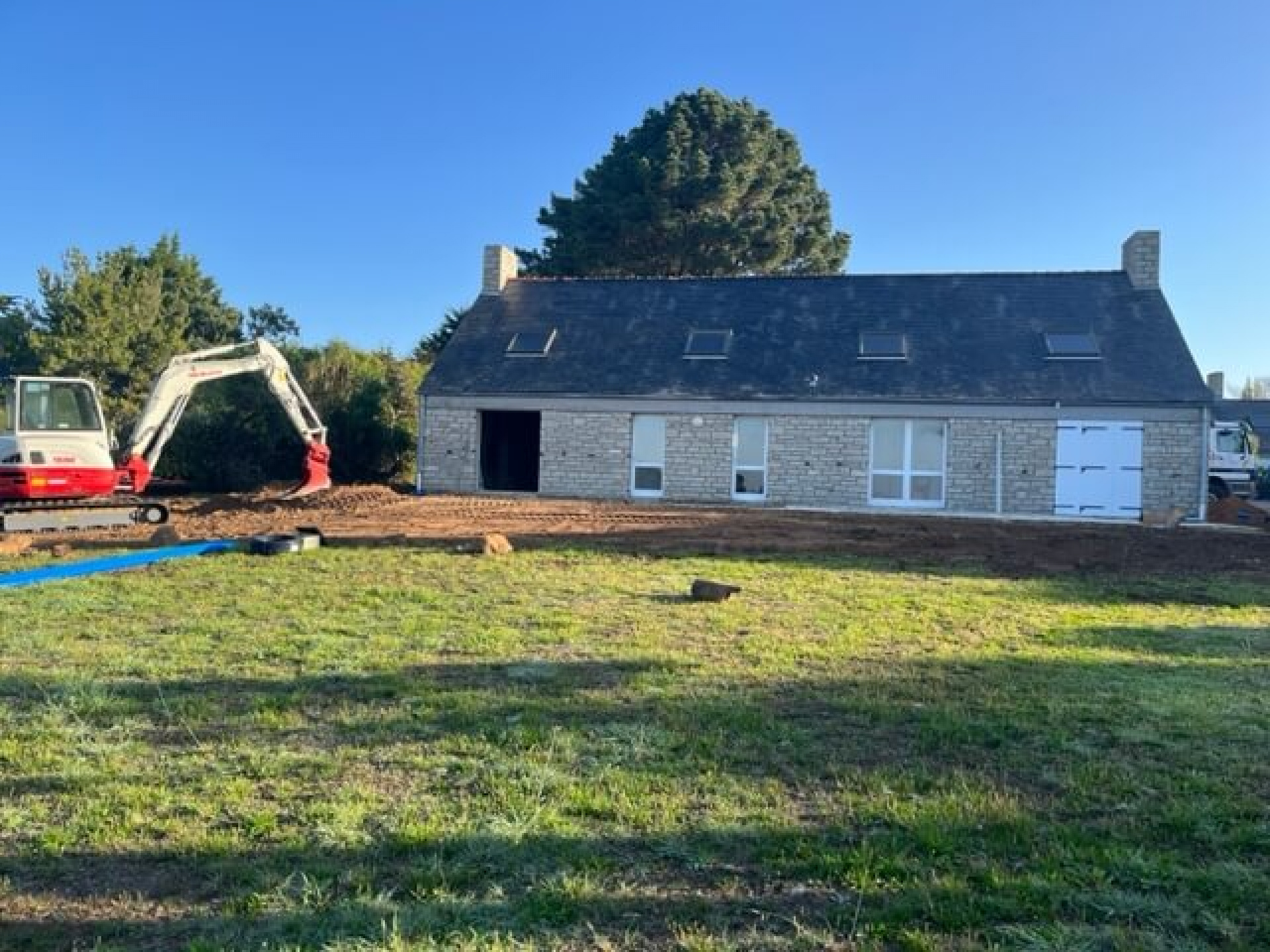 En cours : Rénovation complète d'une maison sur les hauteurs d'Arzon