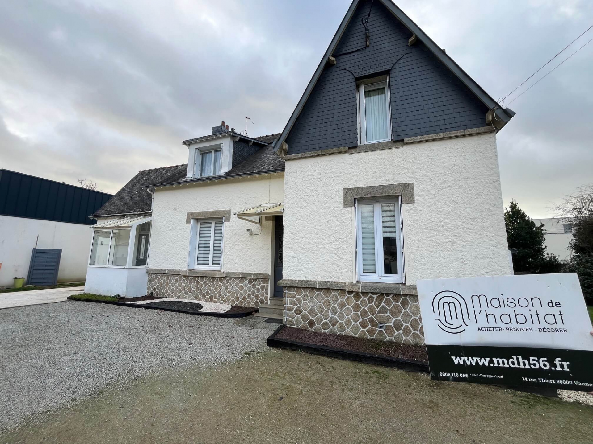 Terminé : Vannes : Rénovation complète d'une maison 1920